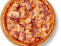 Pizza - 2 personnes - Raclette / lardons / emmental