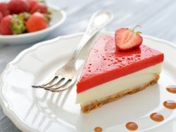 Dessert de la Cheffe - Zoe Gaby - tiramisu/ Cheese Cake  aux fraises