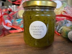 Confiture Courgettes/menthe/basilic - 250 g